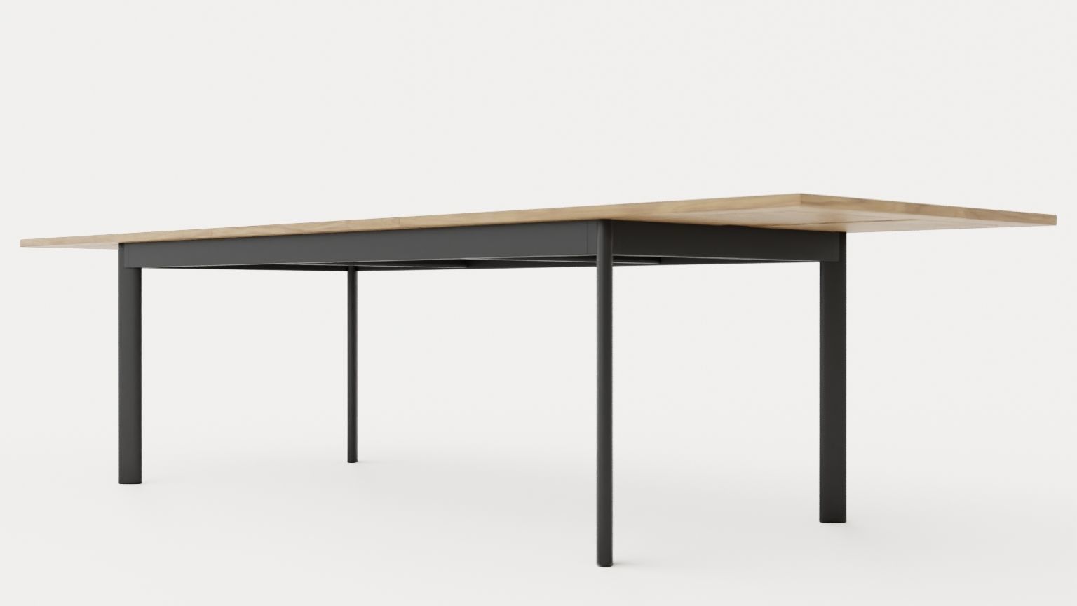 Nice dining table Low-poly 3D model_1