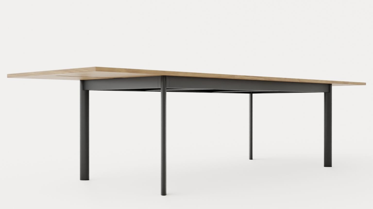 Nice dining table Low-poly 3D model_3