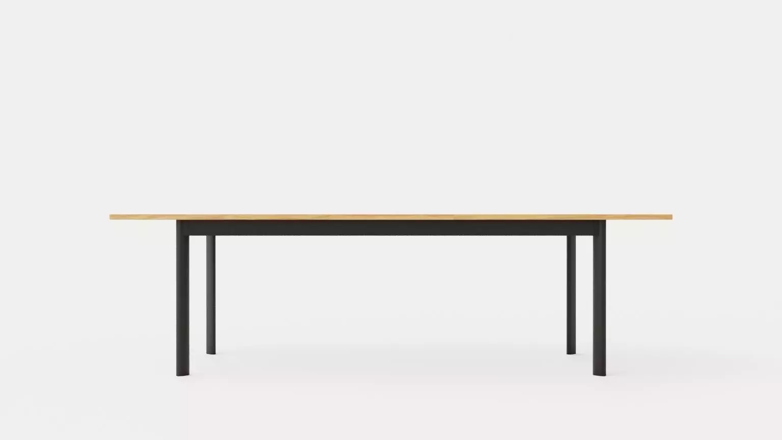 Nice dining table Low-poly 3D model_0