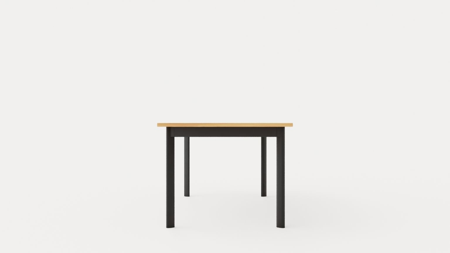 Nice dining table Low-poly 3D model_2