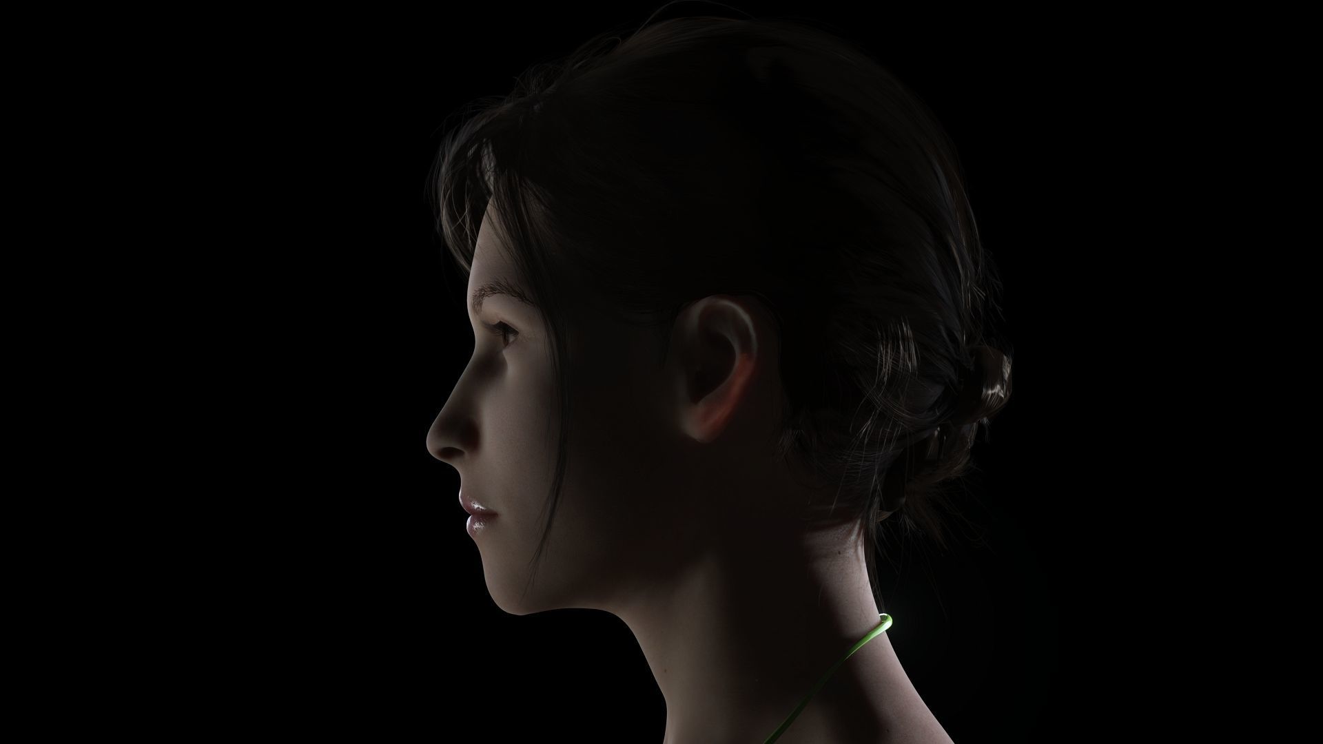 Isabella - Female Base Mesh Realistic Reference Low-poly 3D model_12