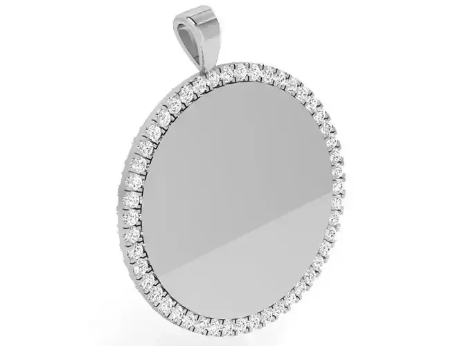 Circle Diamond Pendant 3885