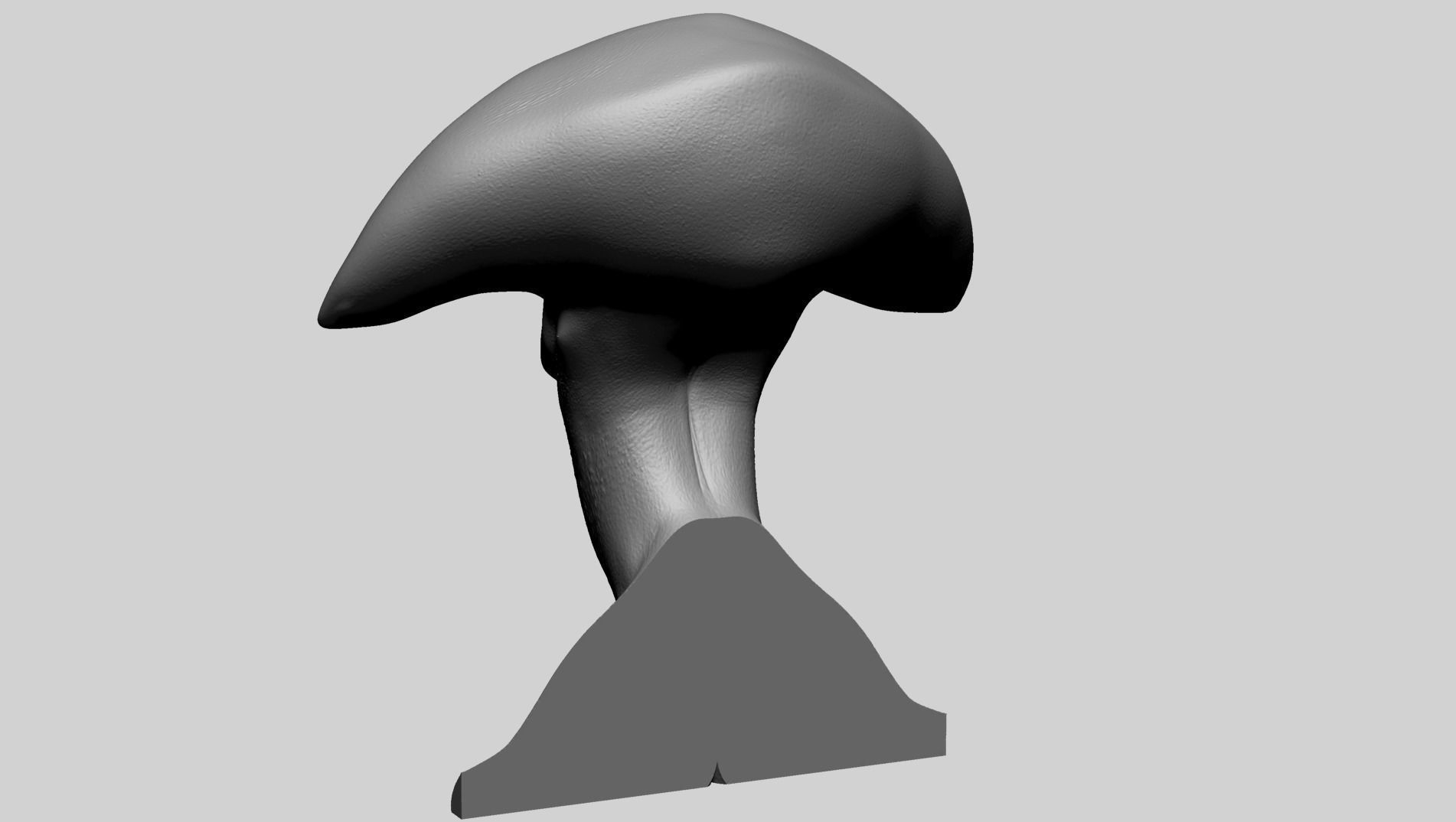 Creature Bust C 3D print model_5