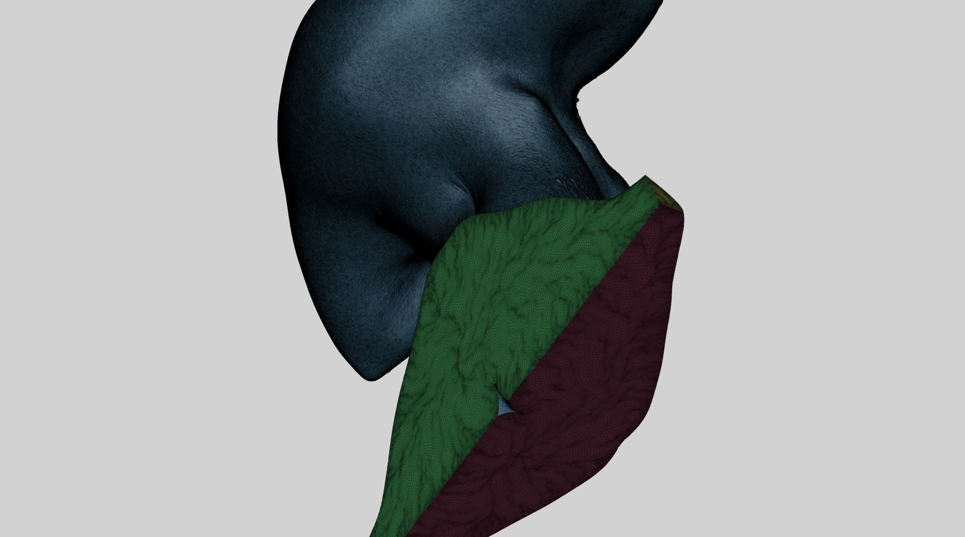 Creature Bust C 3D print model_11