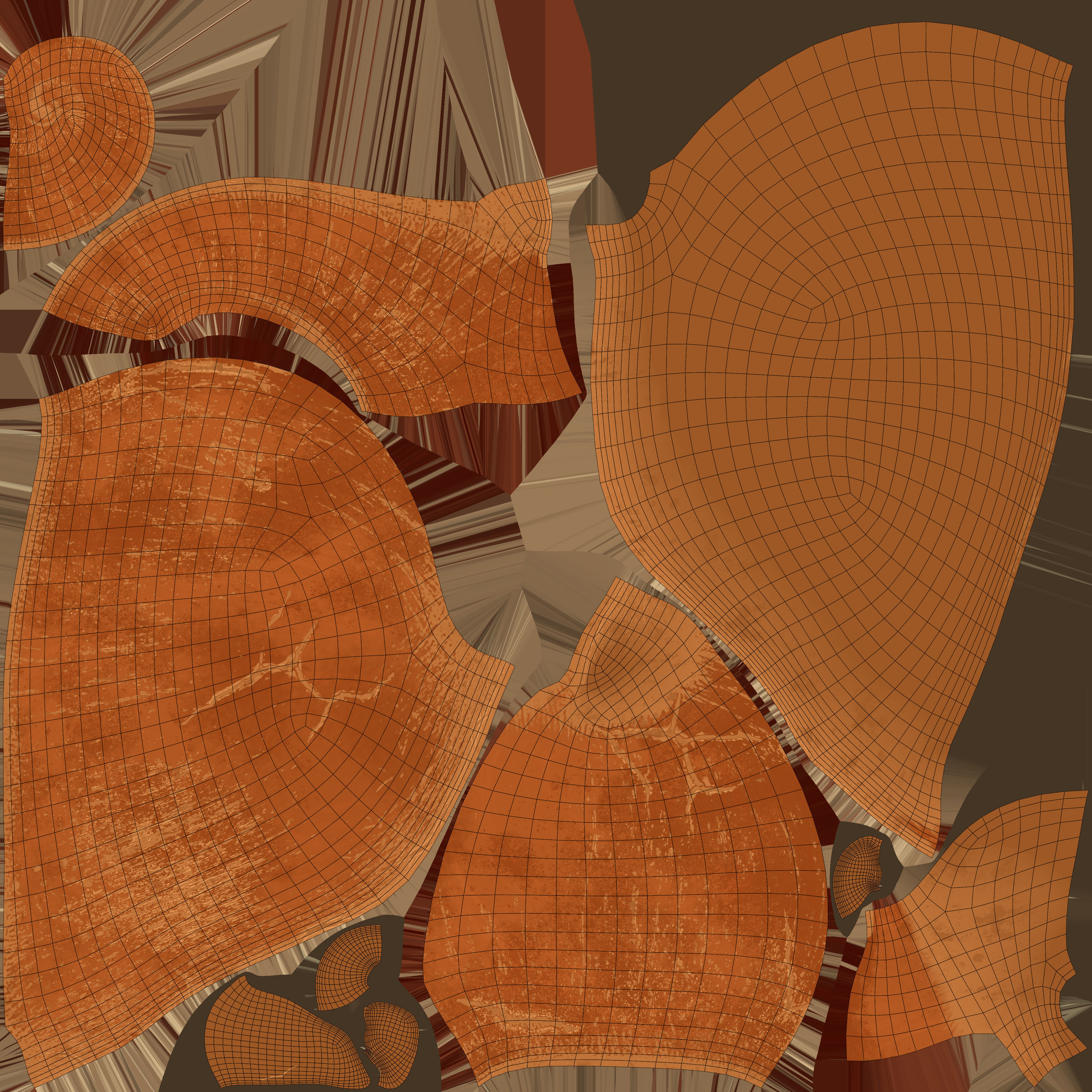 Garden snail Low-poly 3D model_13