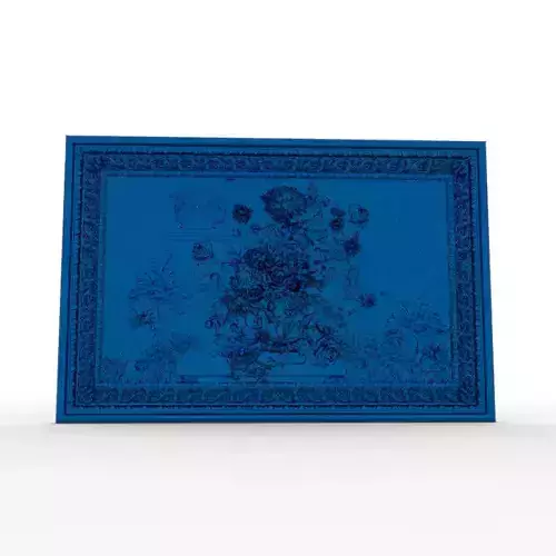 3D Model STL File for CNC Router Laser And 3D Printer Flowers 3