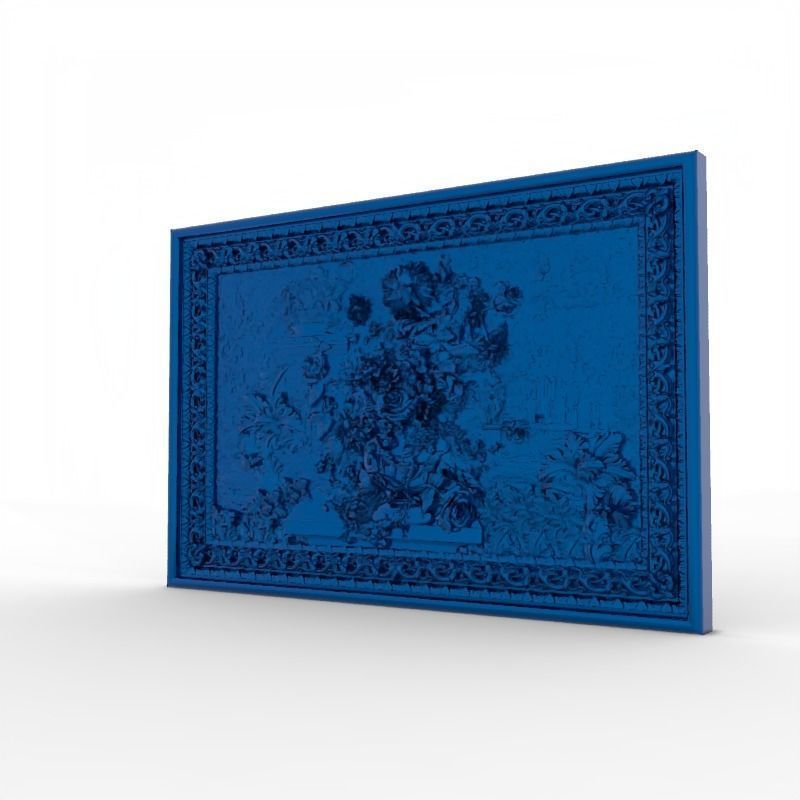 3D Model STL File for CNC Router Laser And 3D Printer Flowers 3 3D print model_2