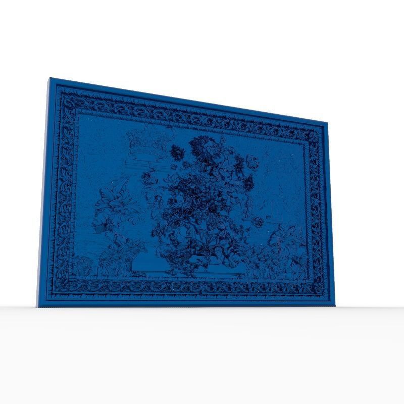 3D Model STL File for CNC Router Laser And 3D Printer Flowers 3 3D print model_4