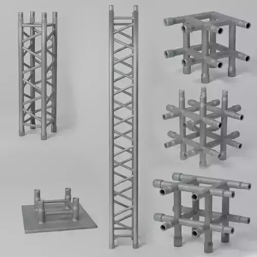 Metal truss set