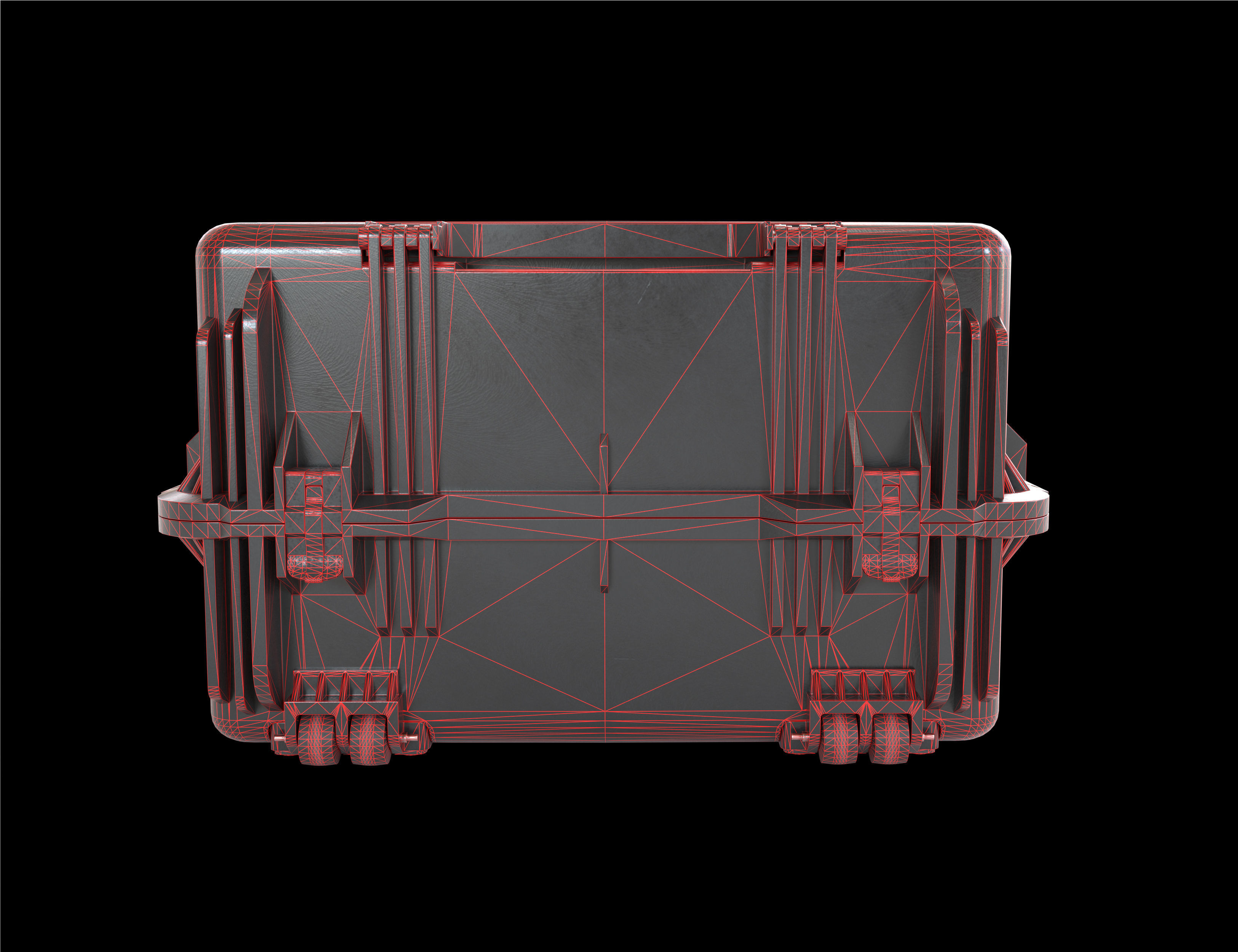 Weapon case Peli 1780 Low-poly 3D model_14