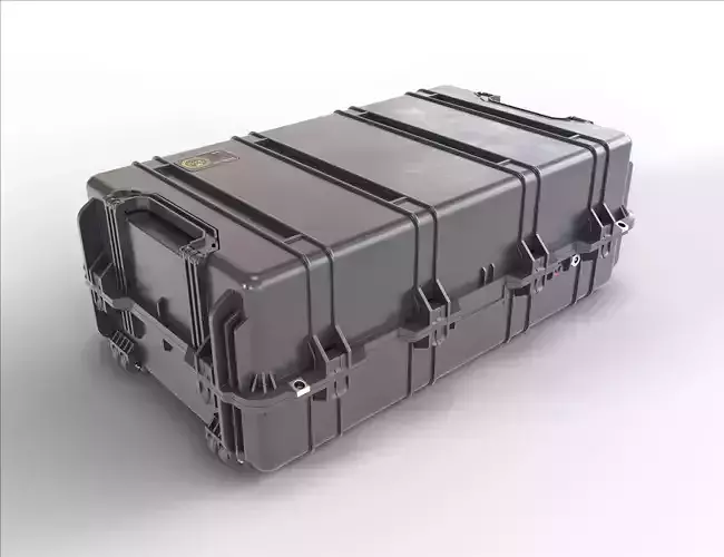 Weapon case Peli 1780 Low-poly 3D model