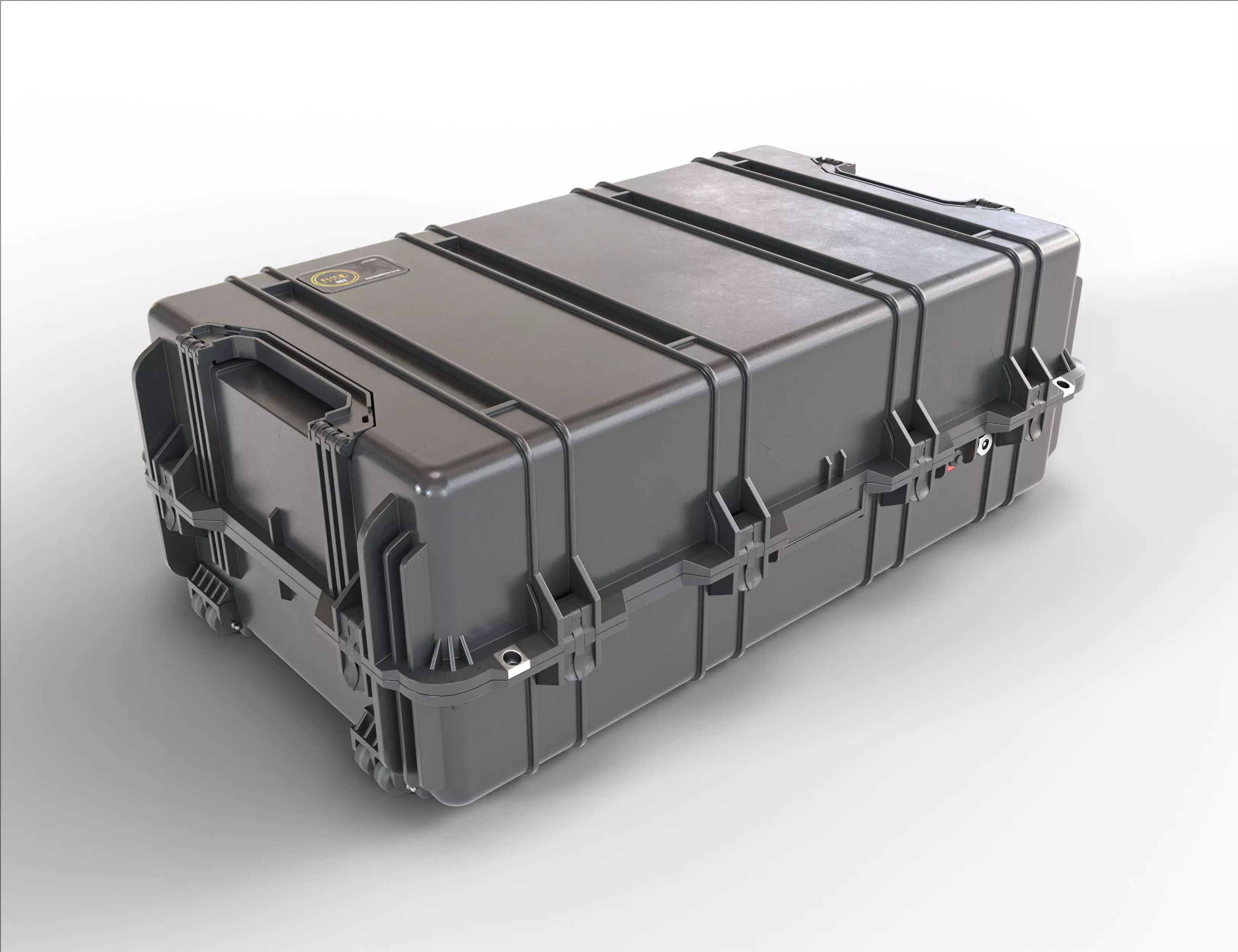 Weapon case Peli 1780 Low-poly 3D model_0