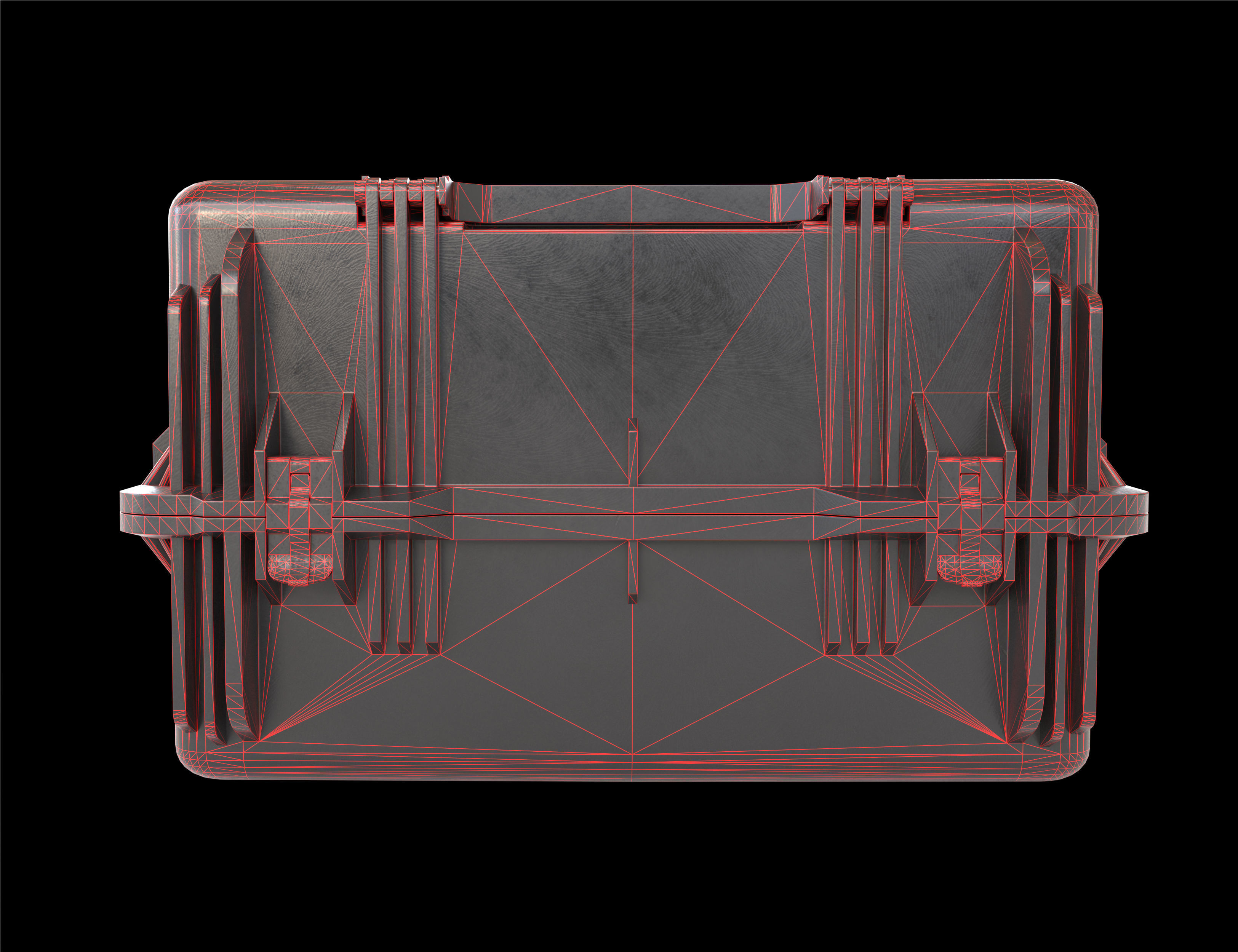 Weapon case Peli 1780 Low-poly 3D model_13