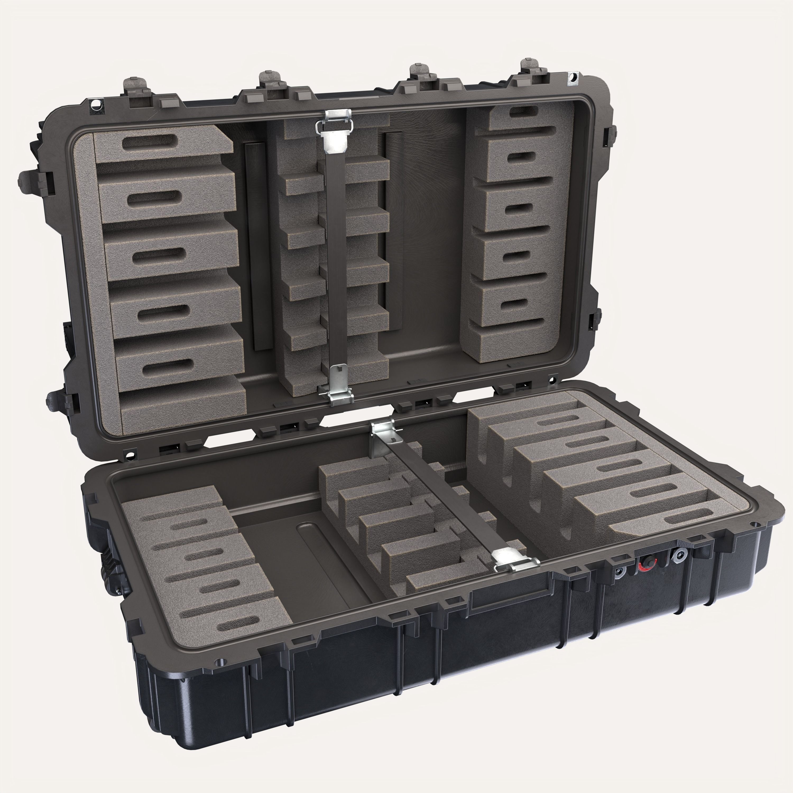 Weapon case Peli 1780 Low-poly 3D model_4
