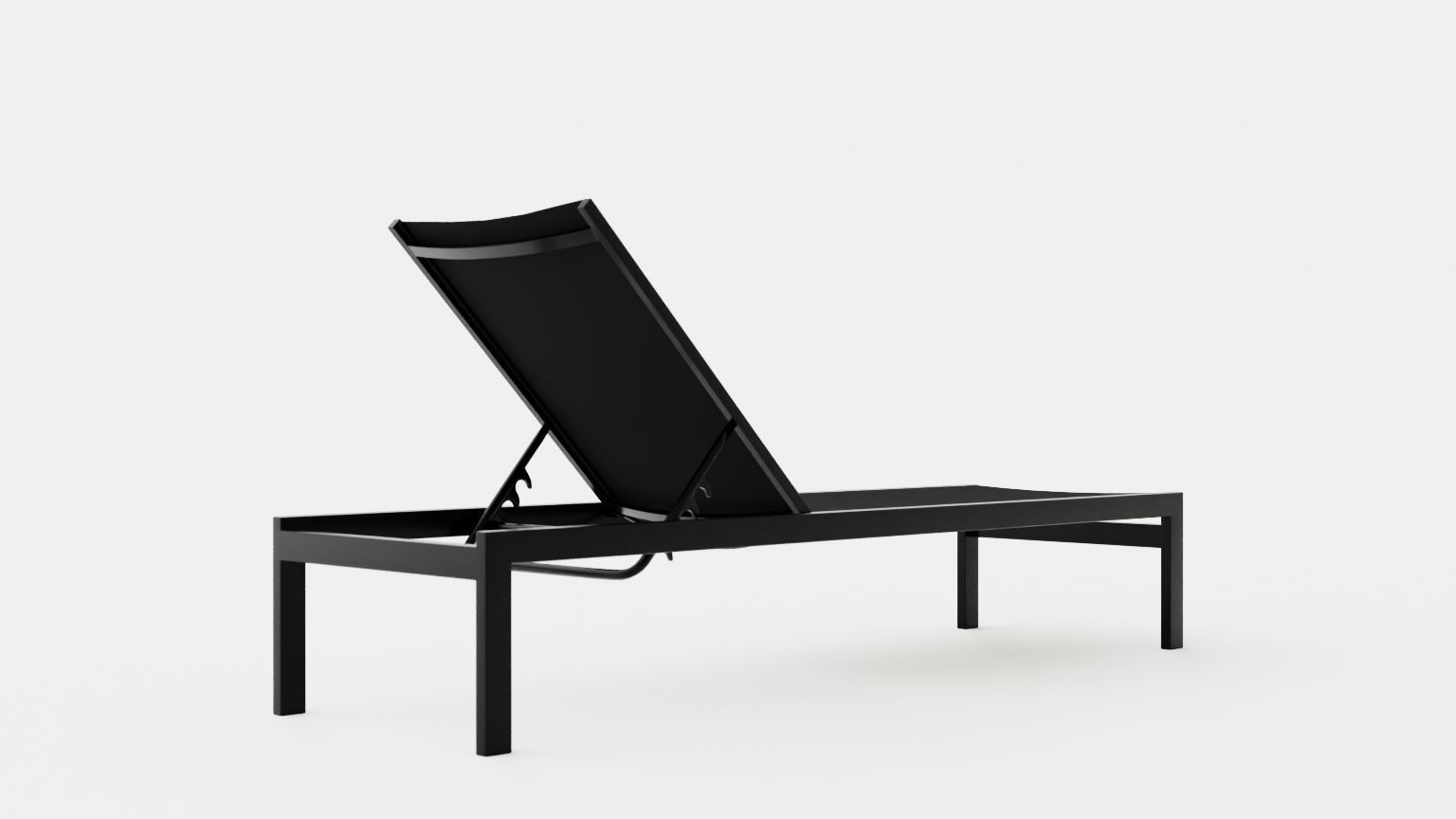 Vegas lounge bed Low-poly 3D model_3