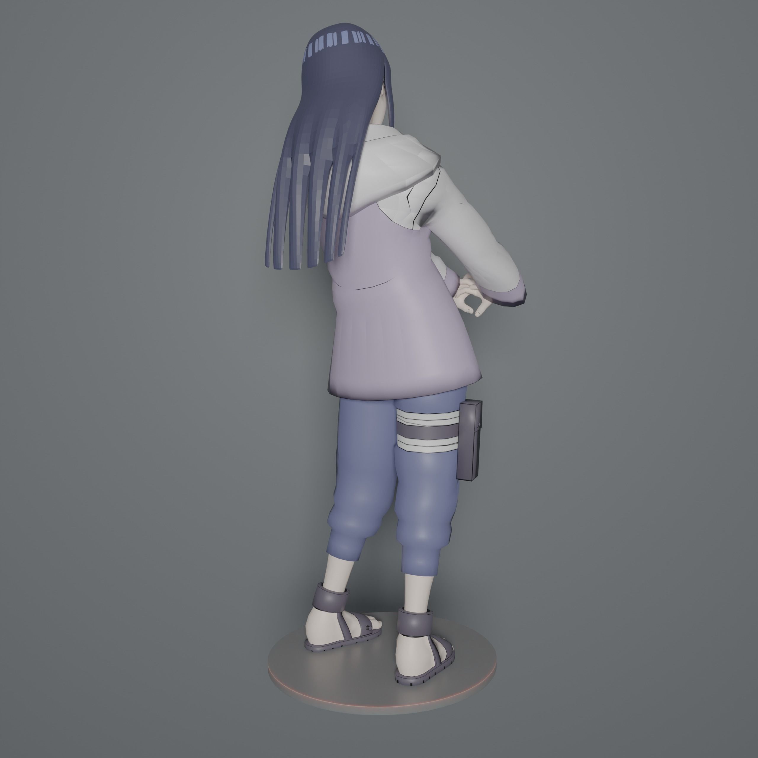 Hinata Hyuga Shippuden 3D print model_6