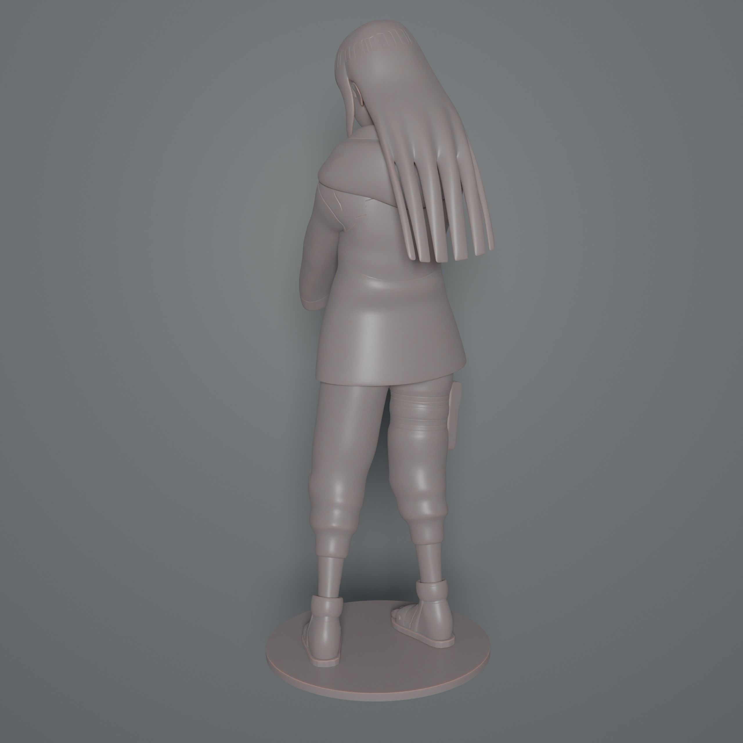 Hinata Hyuga Shippuden 3D print model_5