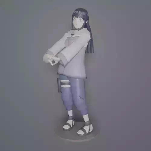 Hinata Hyuga Shippuden 3D print model