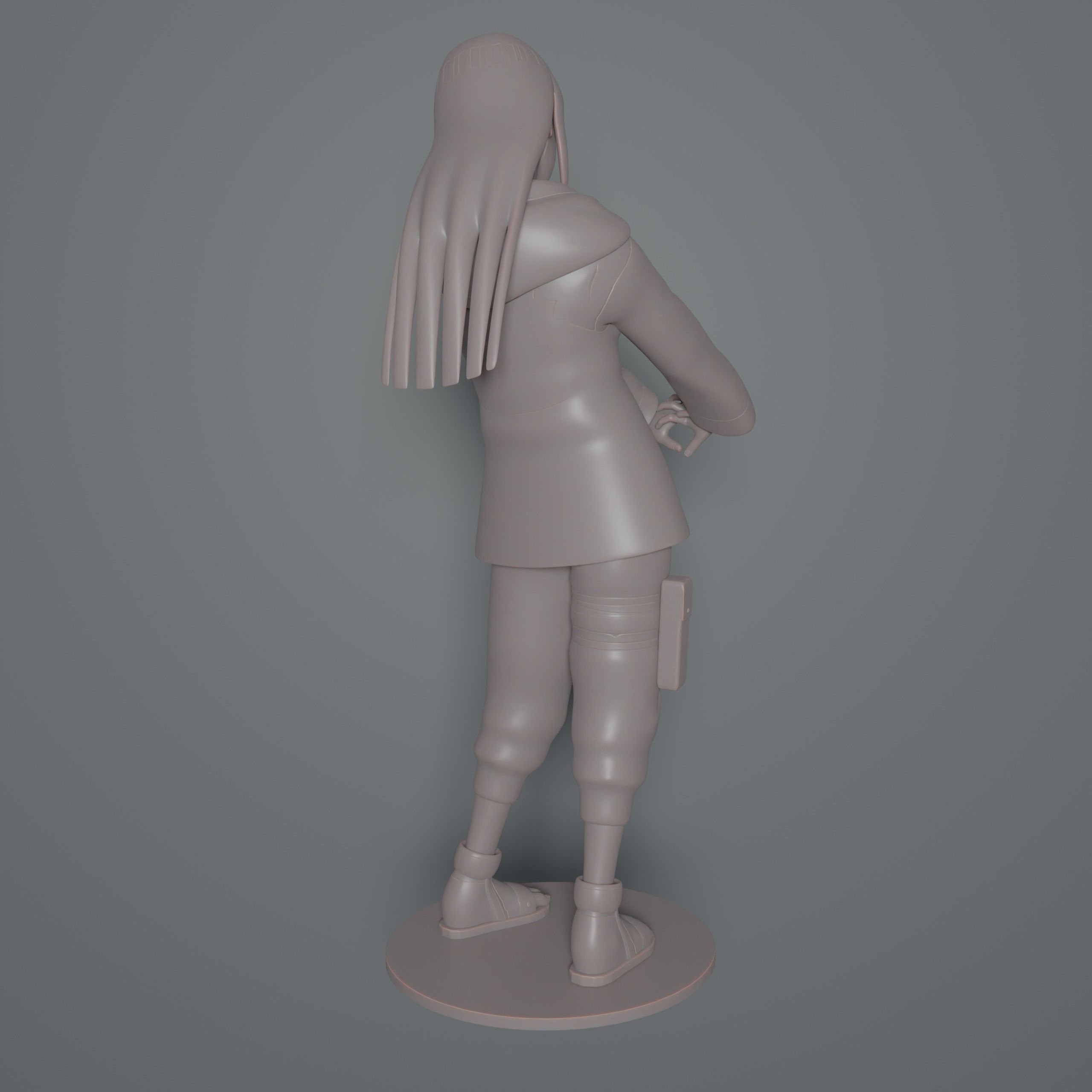 Hinata Hyuga Shippuden 3D print model_7