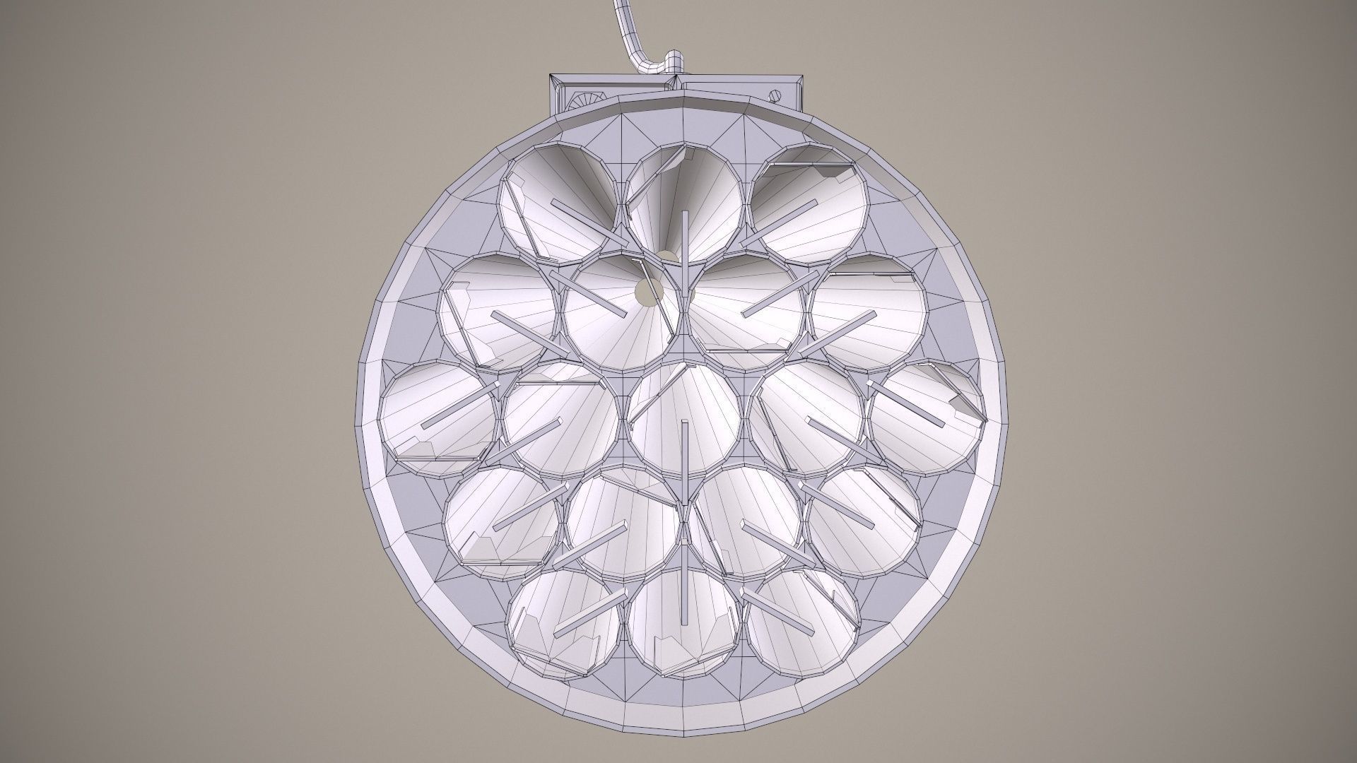 Rocket Launcher FZ225 With Missiles Low-poly 3D model_19