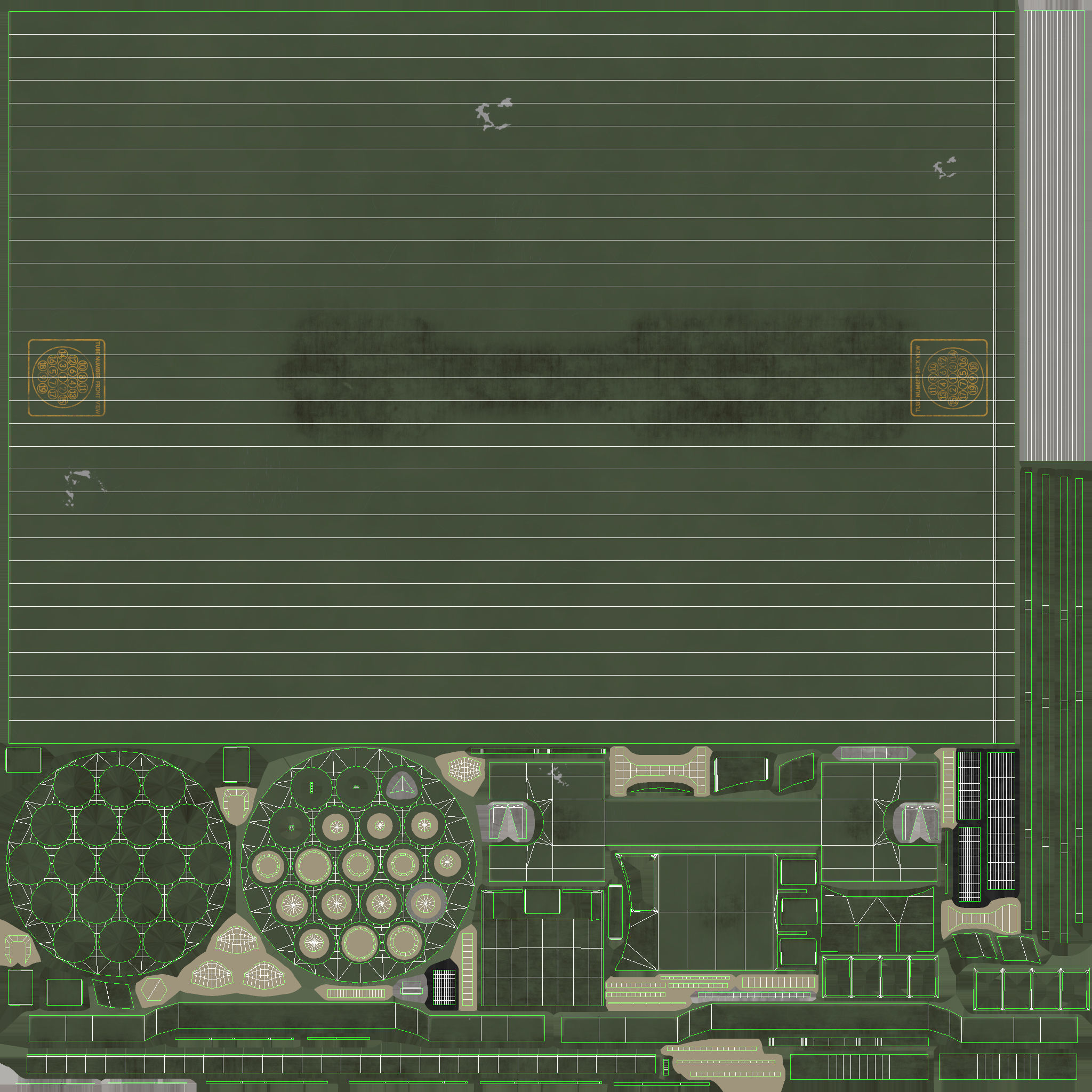 Rocket Launcher FZ225 With Missiles Low-poly 3D model_22