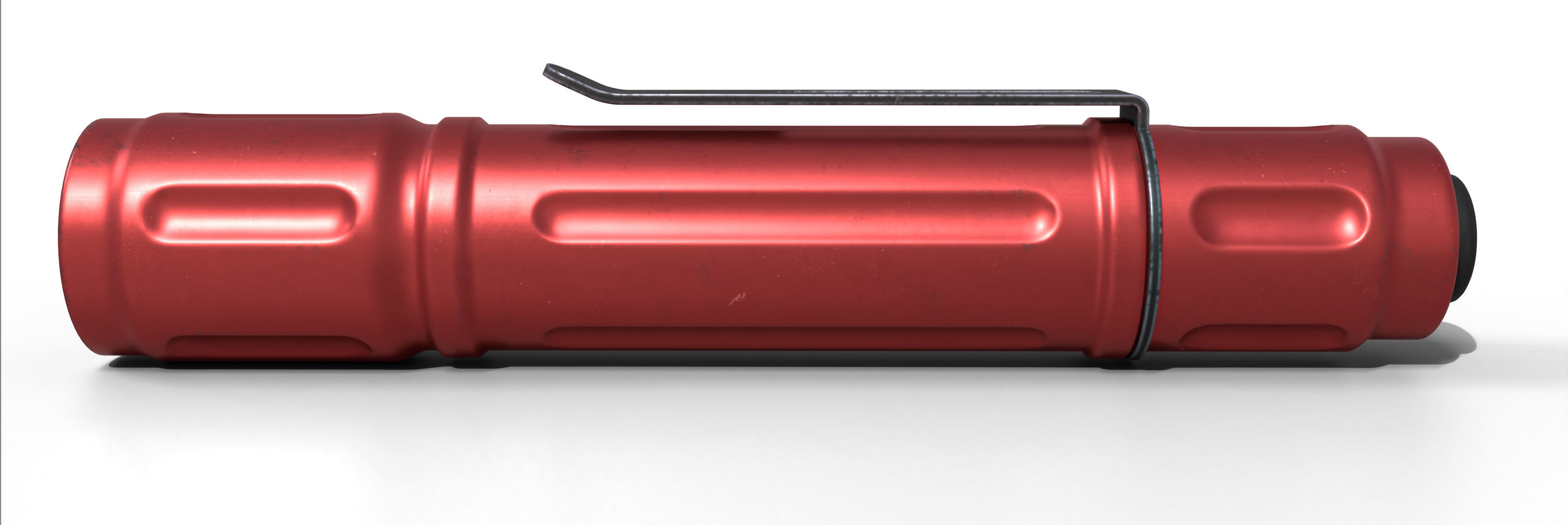 Flashlight peli 1910 Low-poly 3D model_4