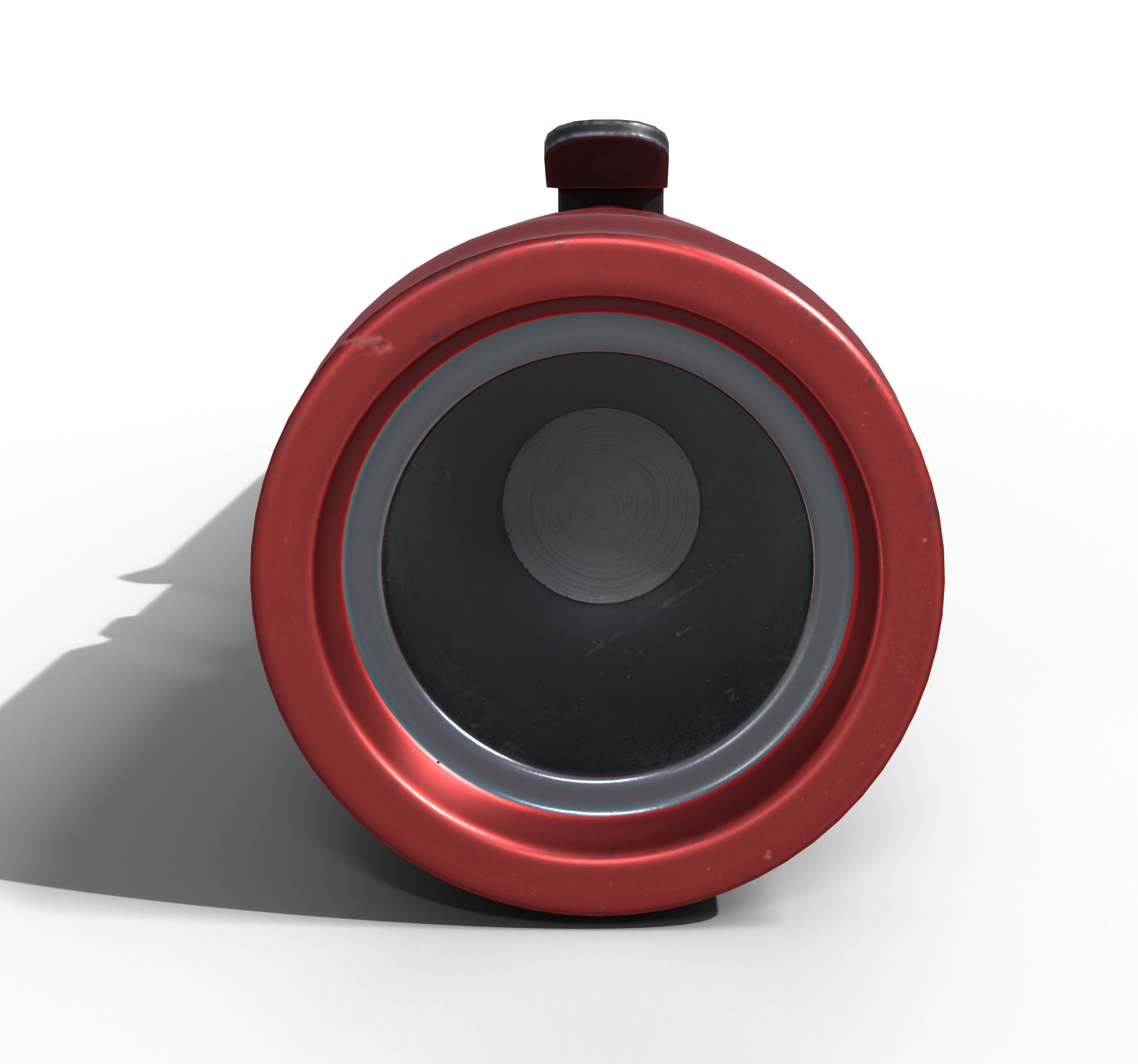 Flashlight peli 1910 Low-poly 3D model_5