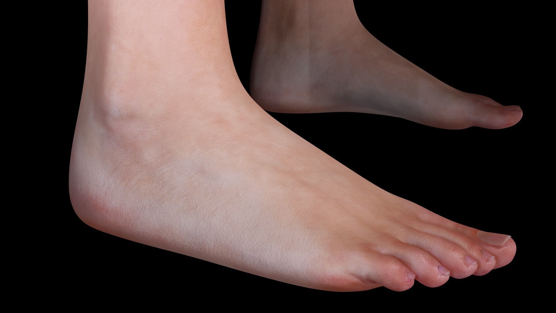 Jacqueline - Realistic Woman Scanned Female Clean Low-poly 3D model_16