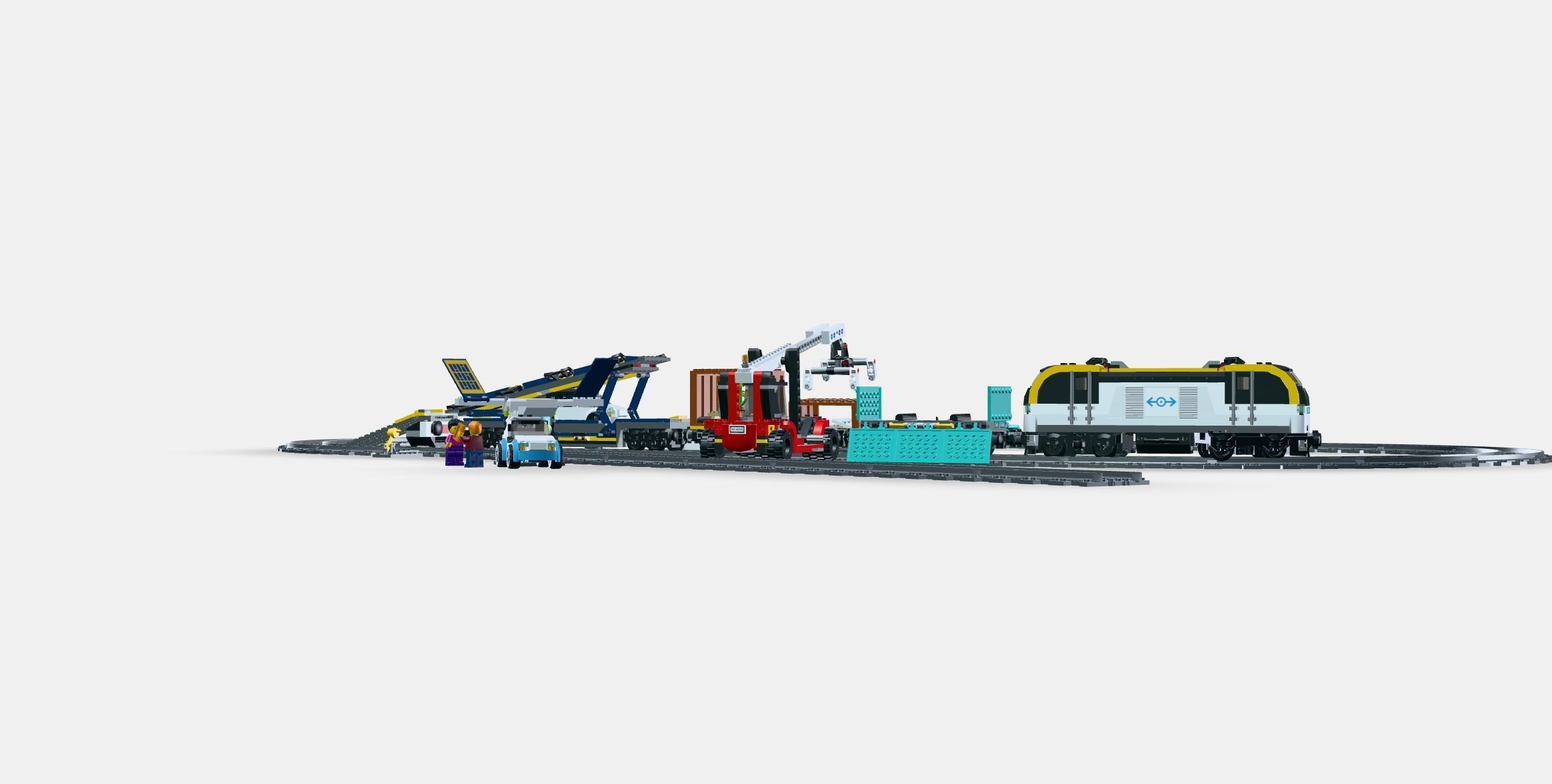 LEGO City Freight trains 3D model_11