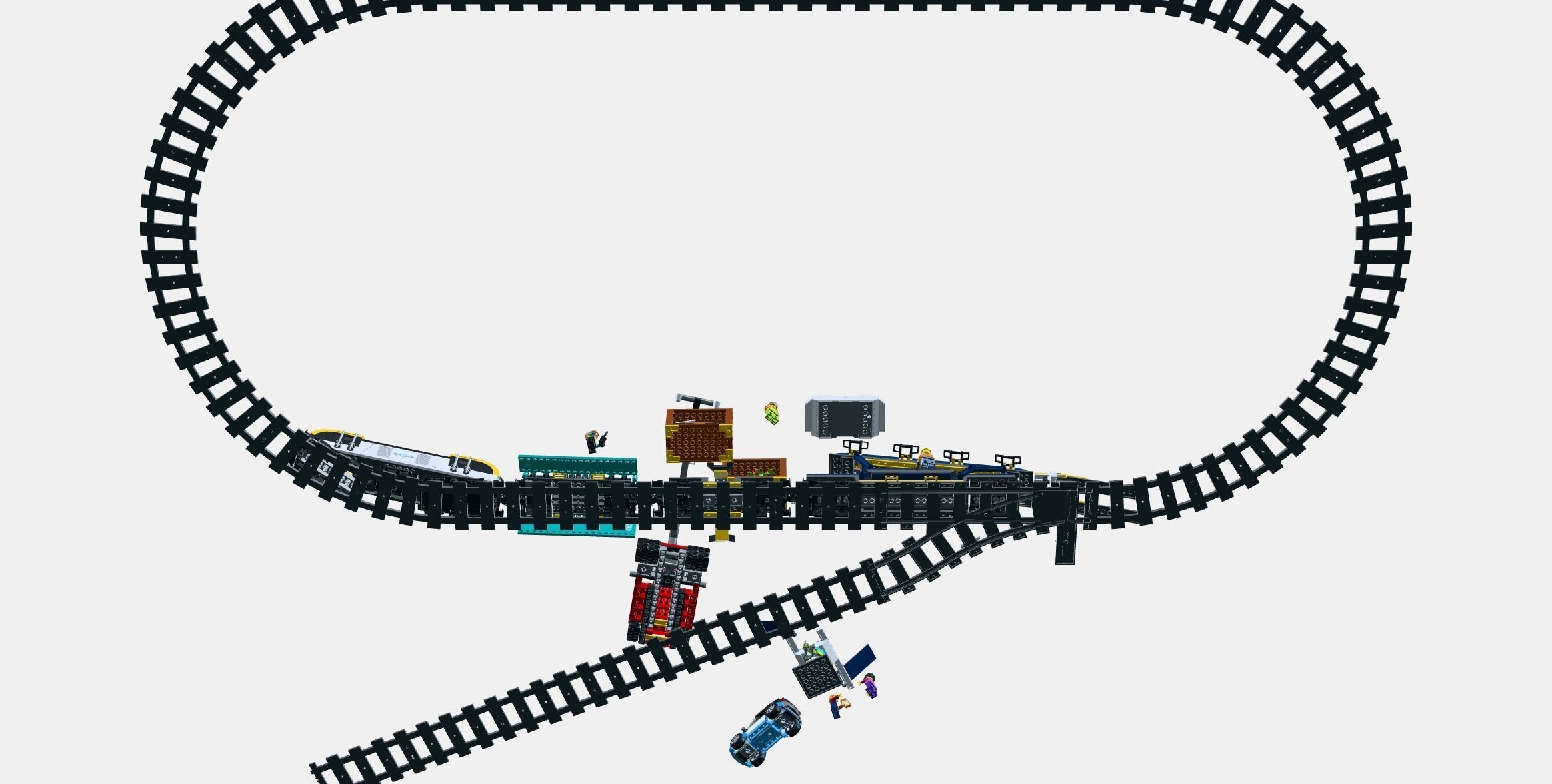 LEGO City Freight trains 3D model_6