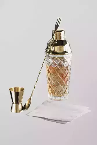 Bartender glass kit set