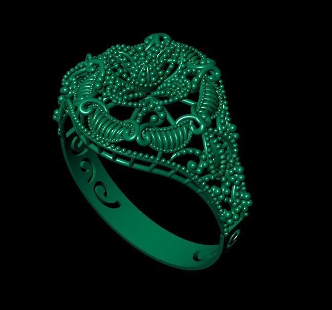 Gold Ring 8 3D print model_4