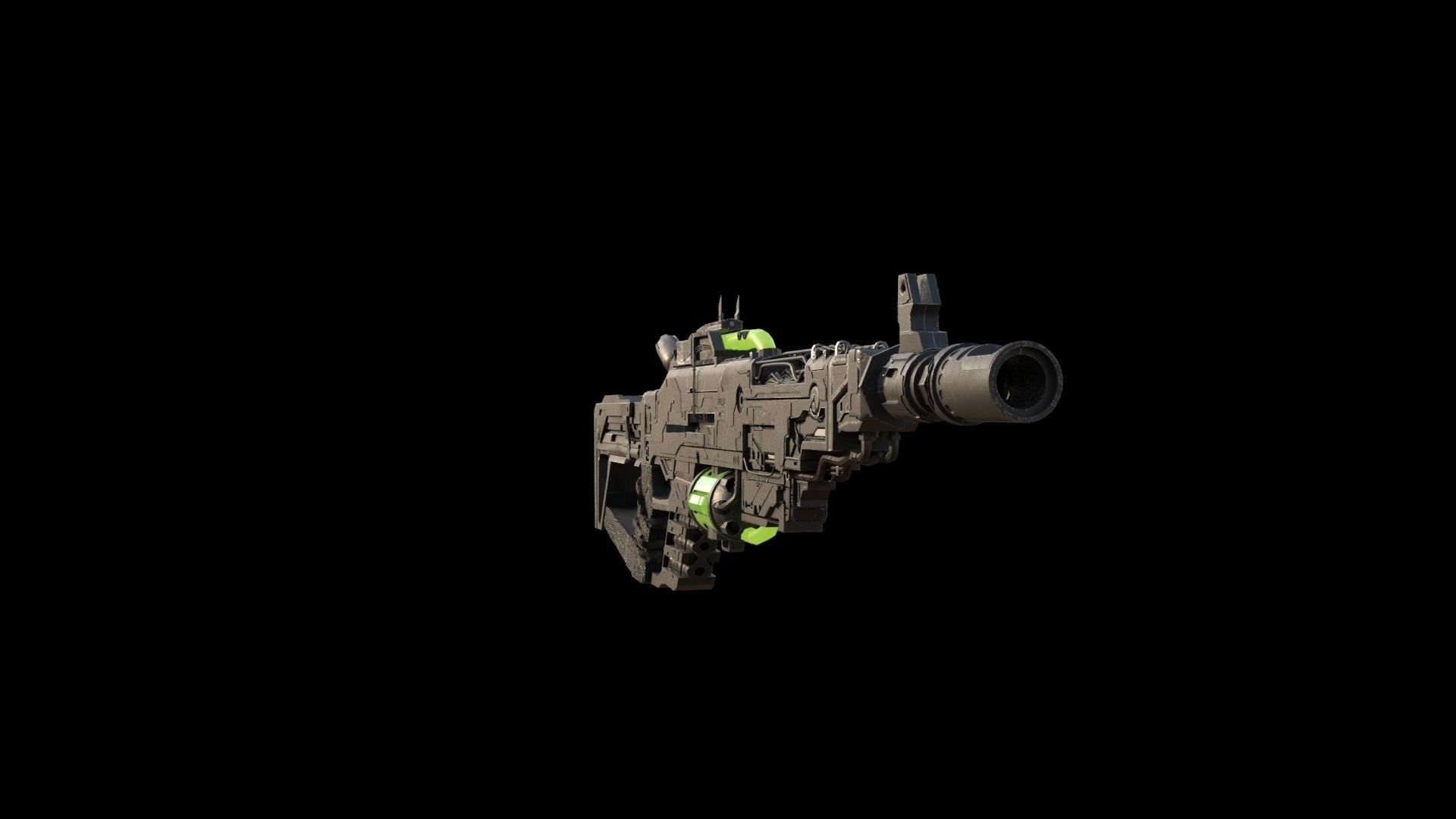 BIORIFLE 3D model_1