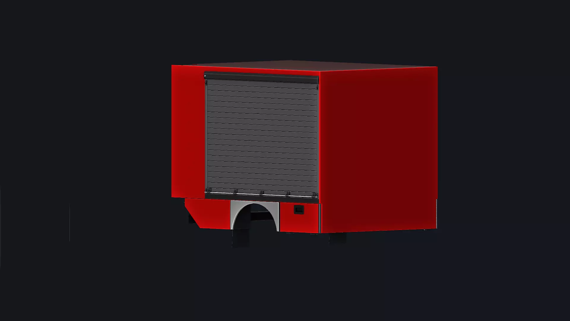 Adik TSF Aufbau Low-poly 3D model