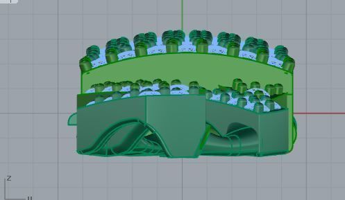 Cumin Chain Pave Bracelet 3902 3D print model_6