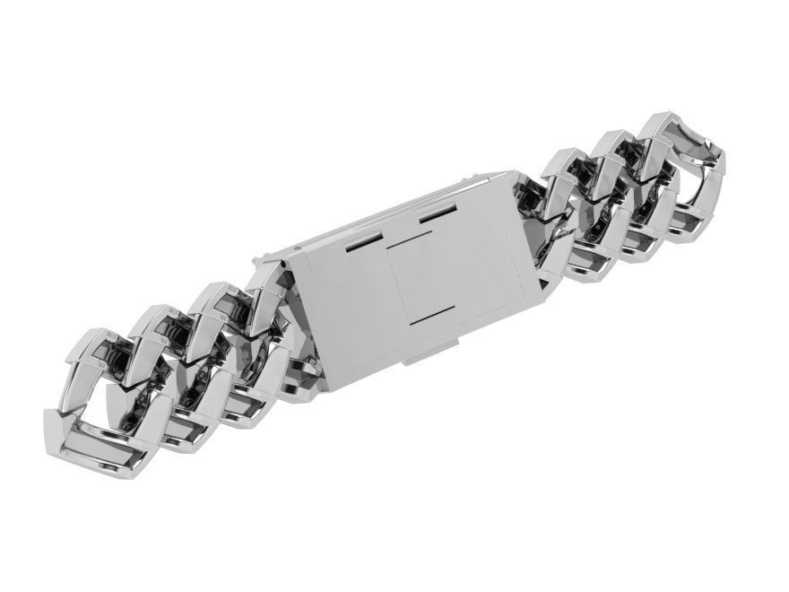 Cumin Chain Pave Bracelet 3902 3D print model_3