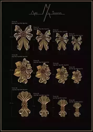 50 fusion pendants turkish models  3D print model