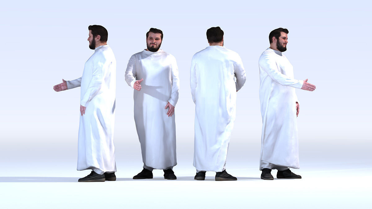 Dosch 3D - People - Arab Vol 1 3D model_7