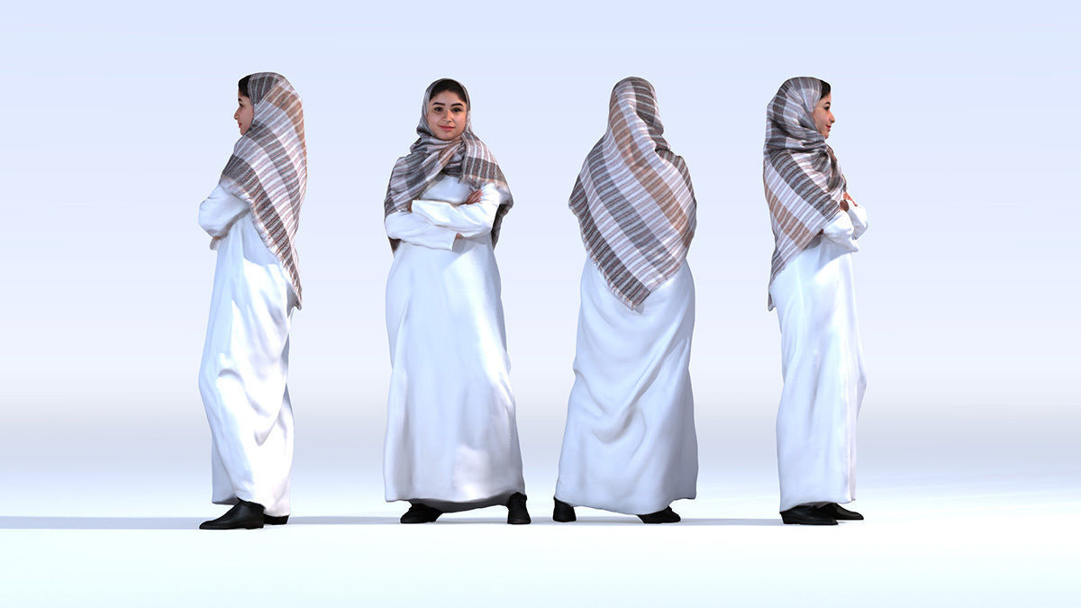 Dosch 3D - People - Arab Vol 1 3D model_5