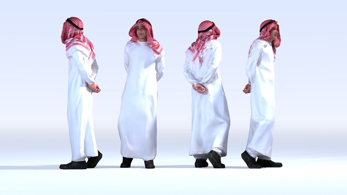 Dosch 3D - People - Arab Vol 1 3D model_3
