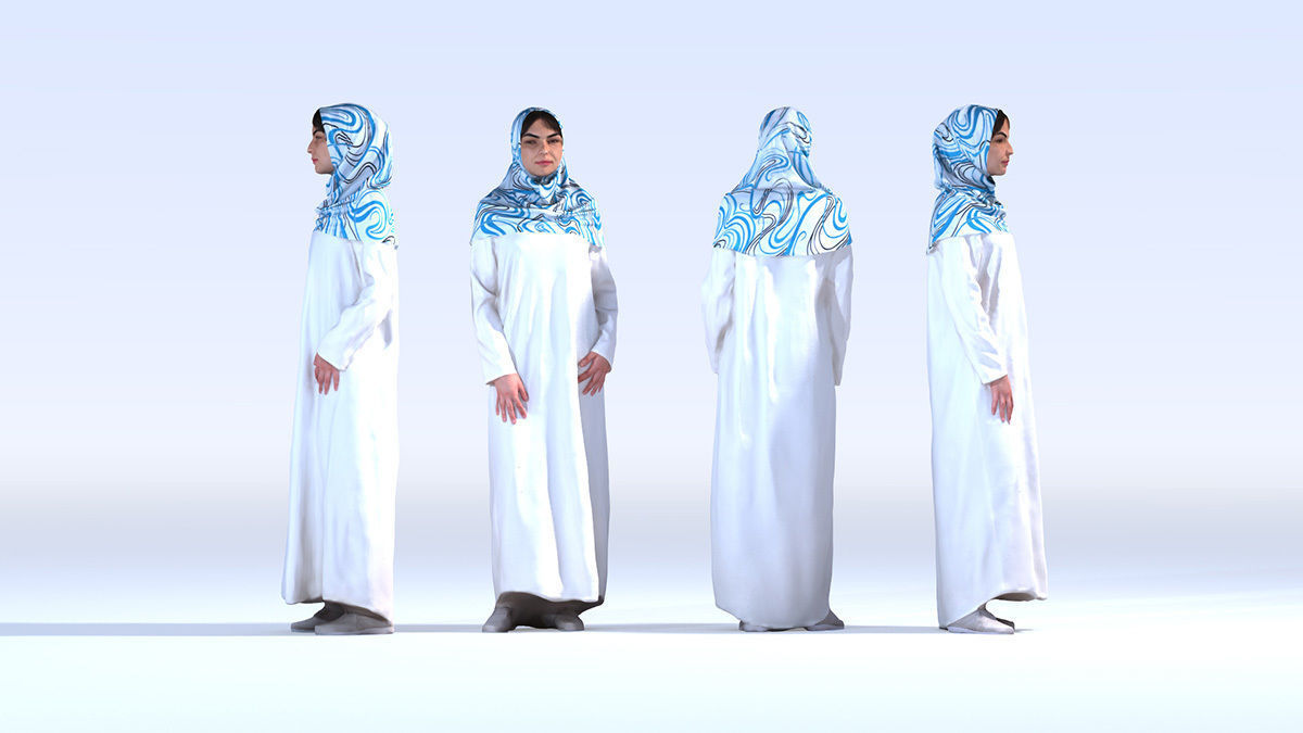 Dosch 3D - People - Arab Vol 1 3D model_8