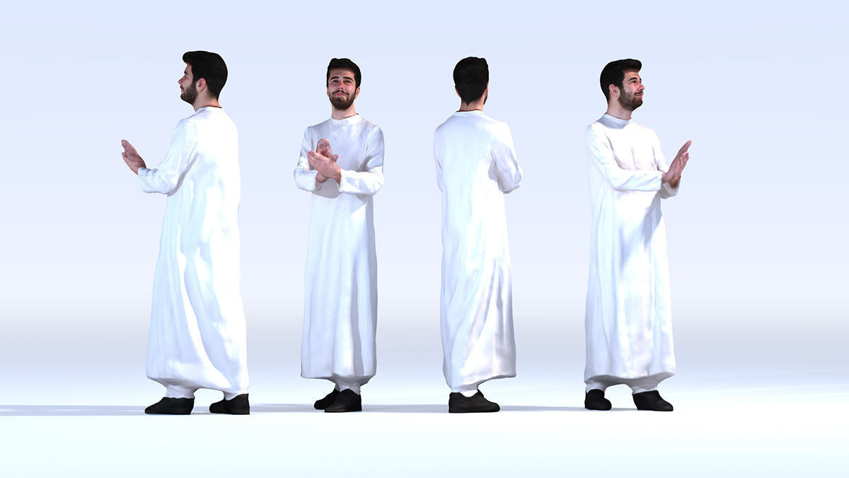 Dosch 3D - People - Arab Vol 1 3D model_10