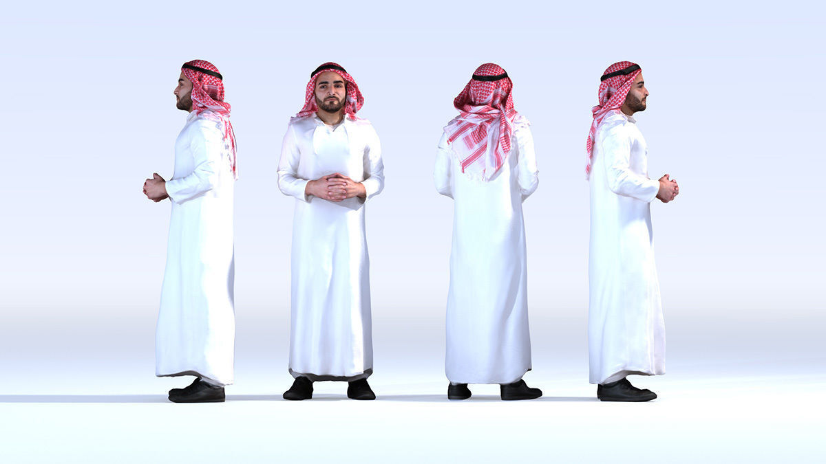Dosch 3D - People - Arab Vol 1 3D model_1