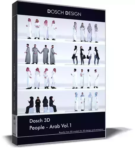 Dosch 3D - People - Arab Vol 1