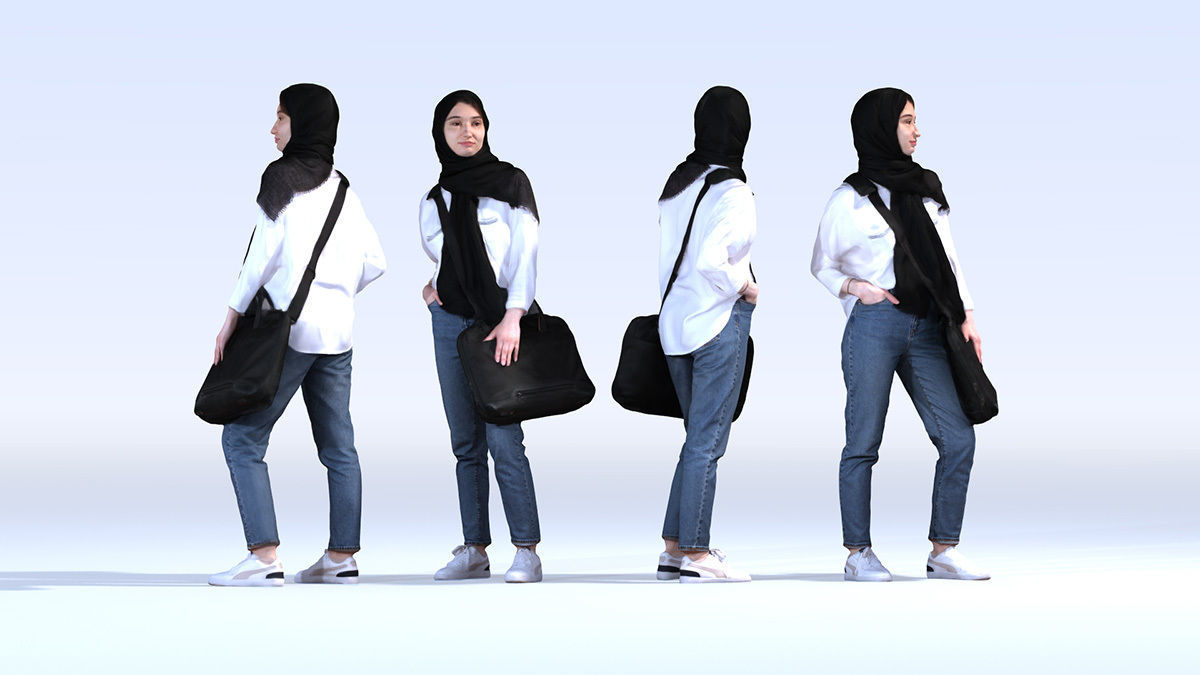 Dosch 3D - People - Arab Vol 1 3D model_6