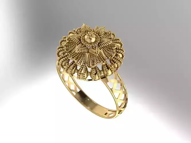 Gold Ring 6 3D print model