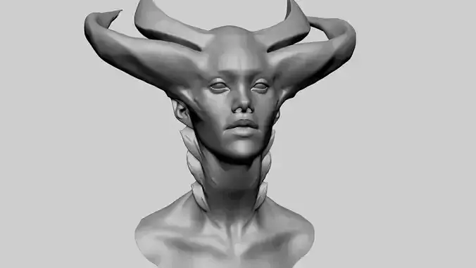 Fantasy Female Head F1