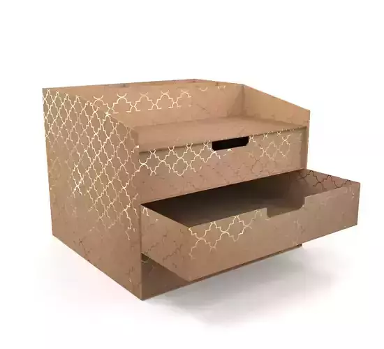 Stationary Box 3d Mockup 