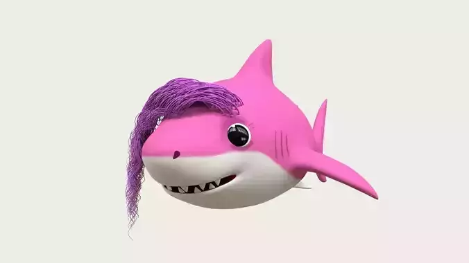 mama shark 3D model