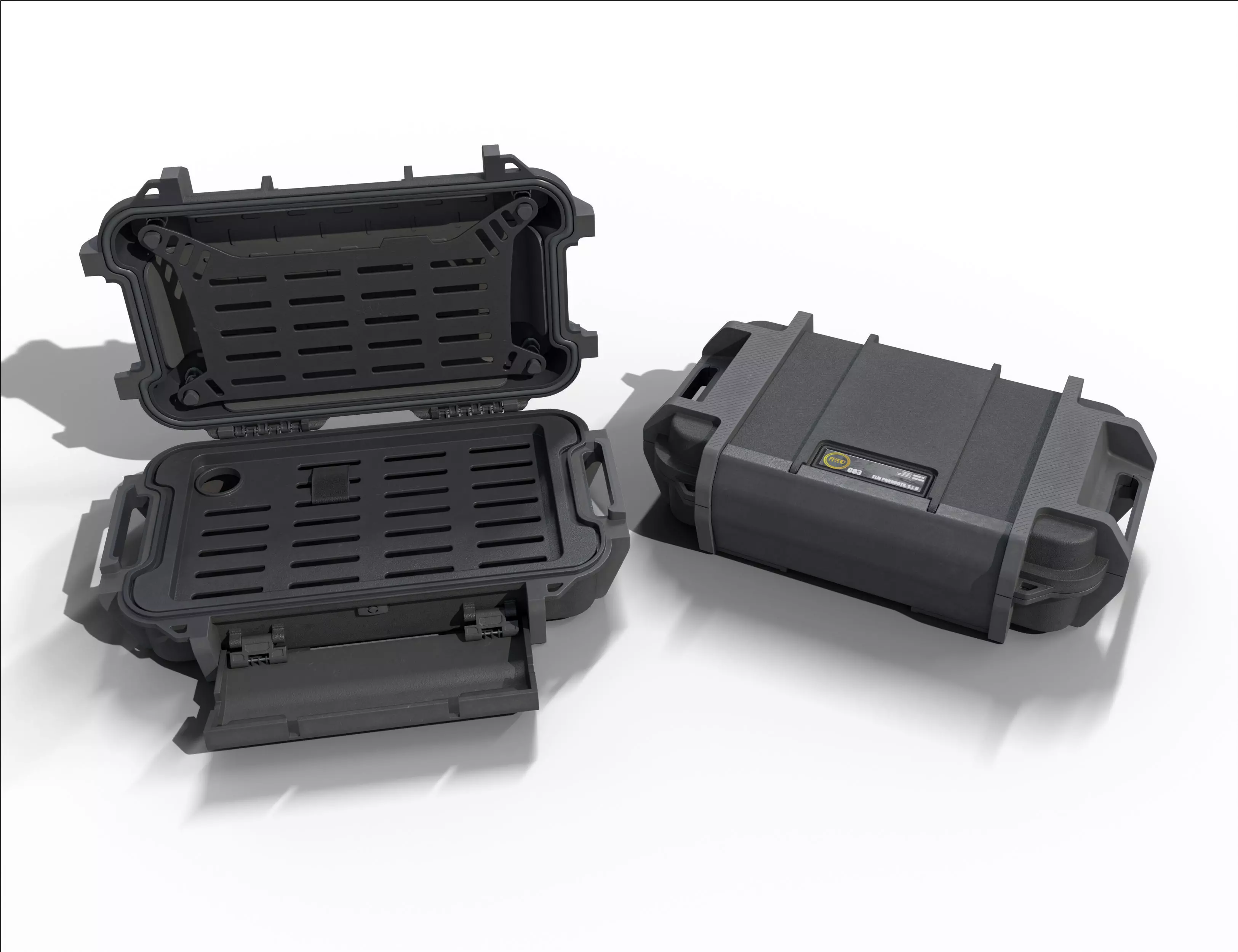 Ruck case Low-poly 3D model_0
